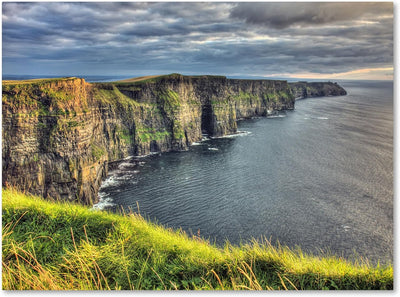Stunning Canvas Wall Art - Pierre Leclerc 'Cliffs of Moher, Ireland' for Elegant Living Room, Bedroom, or Office Décor