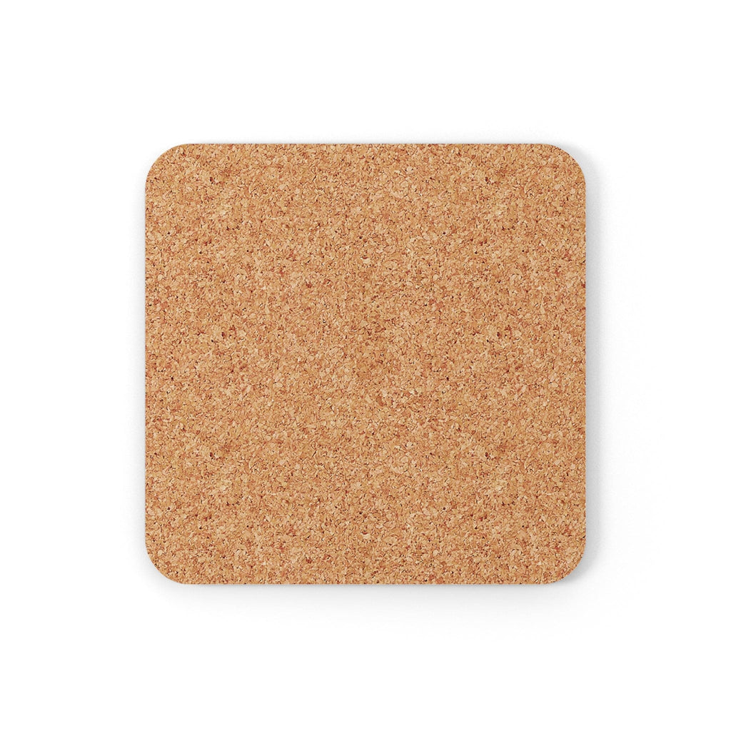 Coaster Set of 4 for Drinks Today is a Good Day Black Illustration-2